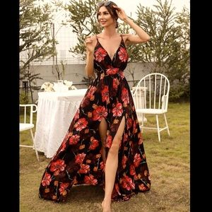 Floral Cami prom dress